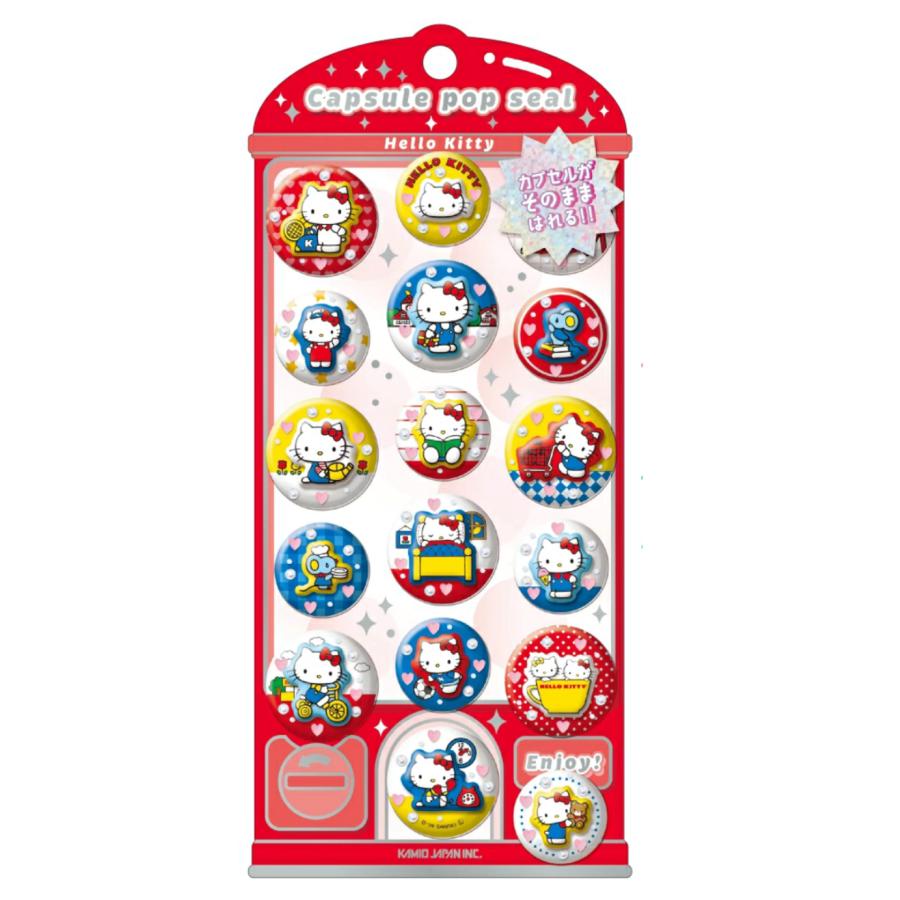 サンリオキャラクターズ カプセルポップシール カミオジャパン Sanrio