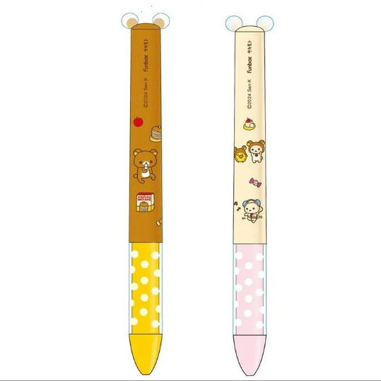 2種セット サンエックス リラックマ コリラックマ mimiペン 0.7mm うしろ