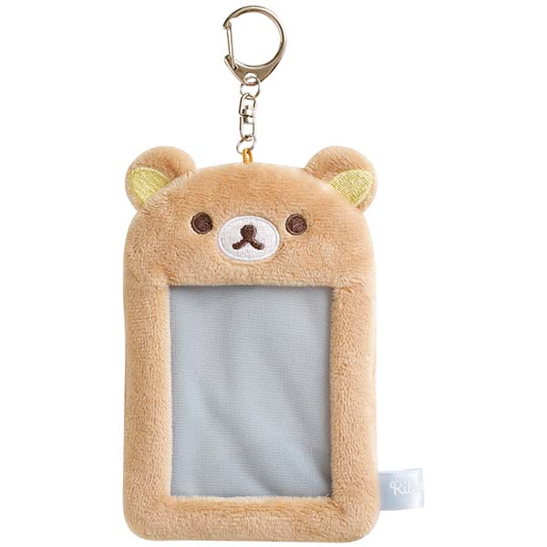 サンエックス リラックマ ふわふわフォトキーホルダー お空のくるりんわたあめ 表面