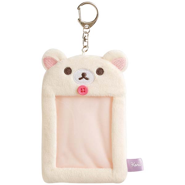 サンエックス コリラックマ ふわふわフォトキーホルダー お空のくるりんわたあめ 表面