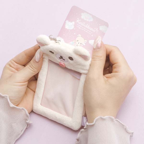 サンエックス コリラックマ ふわふわフォトキーホルダー お空のくるりんわたあめ