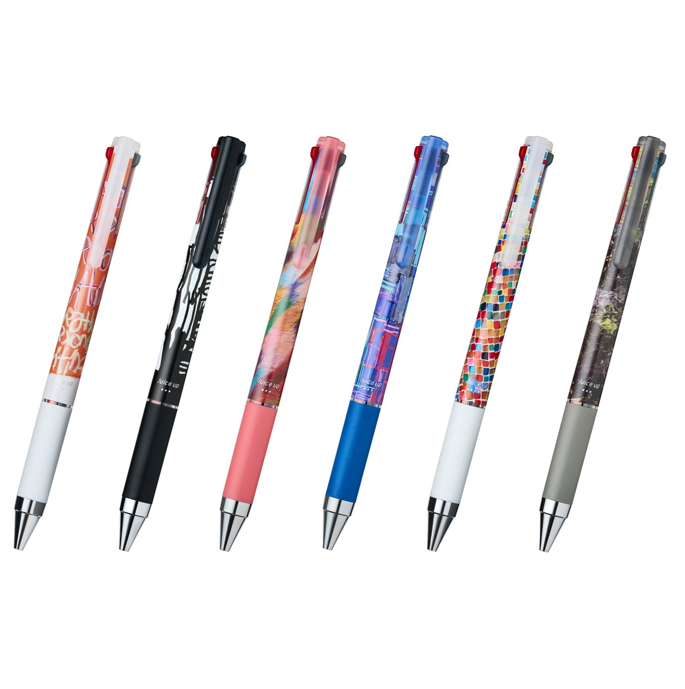 6種セット PILOT 0.4ｍｍ 3色ボールペン ジュースアップ3 × ヘラルボニー 数量限定