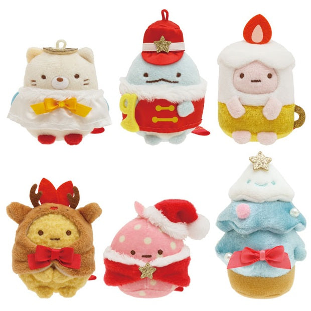 6種セット サンエックス すみっコぐらし てのりぬいぐるみ クリスマスパーティー MF65901