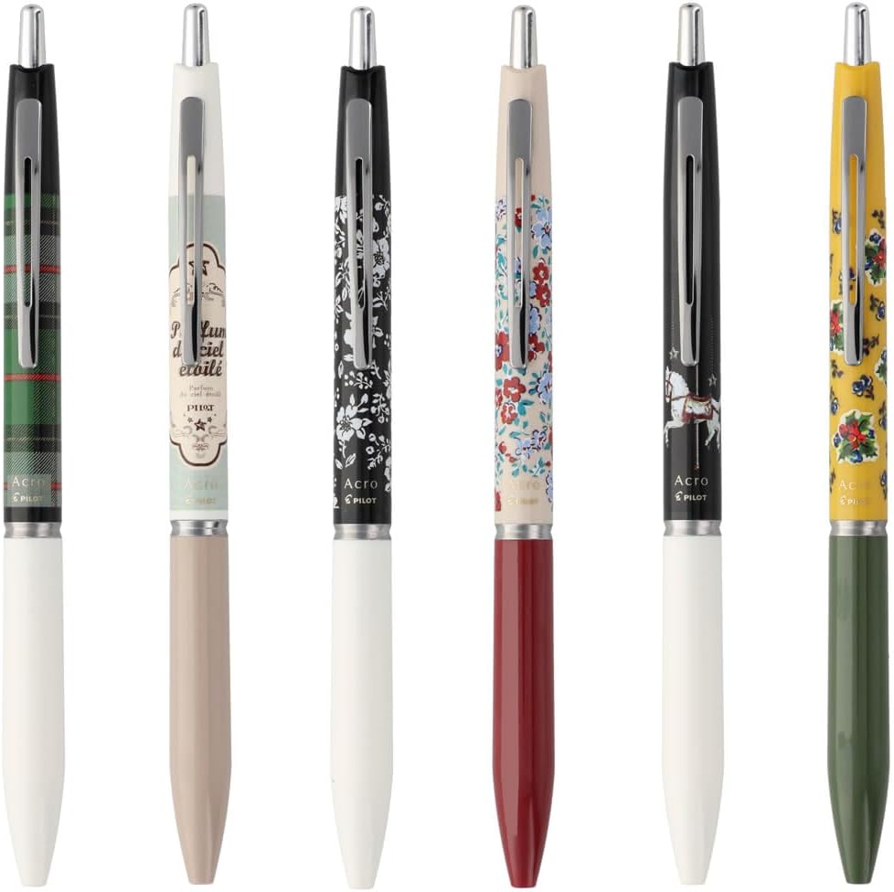 PILOT アクロボール 0.5ｍｍ 油性ボールペン ビンテージマーケット 6柄