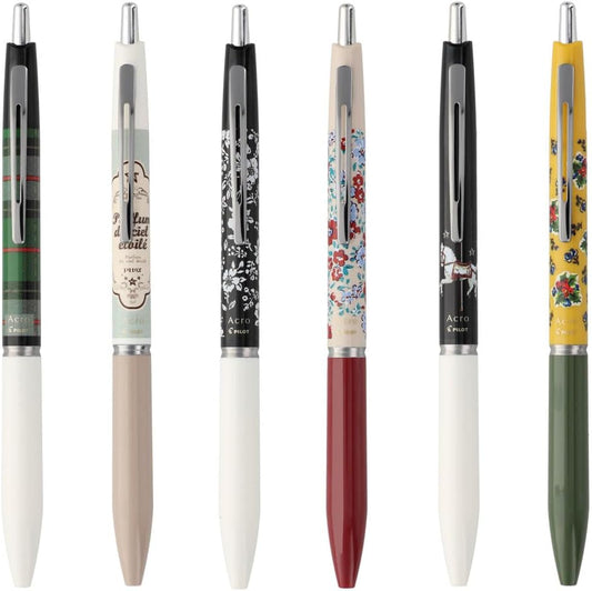 PILOT アクロボール 0.5ｍｍ 油性ボールペン ビンテージマーケット 6柄