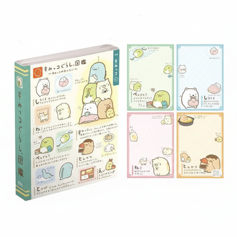 サンエックス すみっコぐらし パタパタメモ グリーン 中身