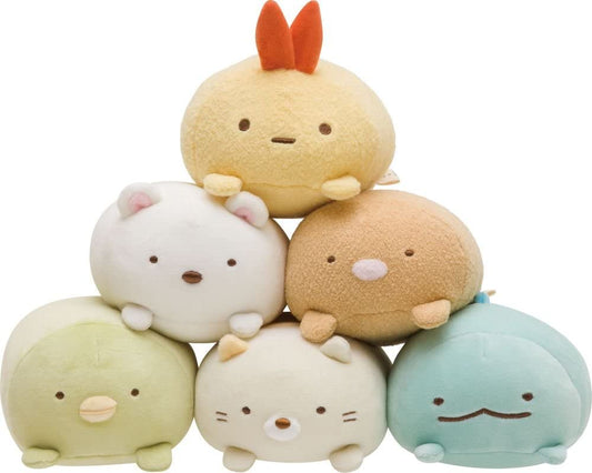 サンエックス すみっコぐらし スーパーもーちもちぬいぐるみ | しろくま とかげ ねこ ぺんぎん？ とんかつ えびふらいのしっぽ